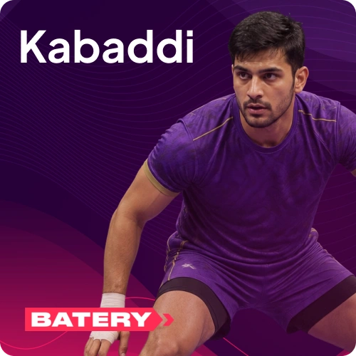 Bet on pro kabaddi league matches online with Batery India.