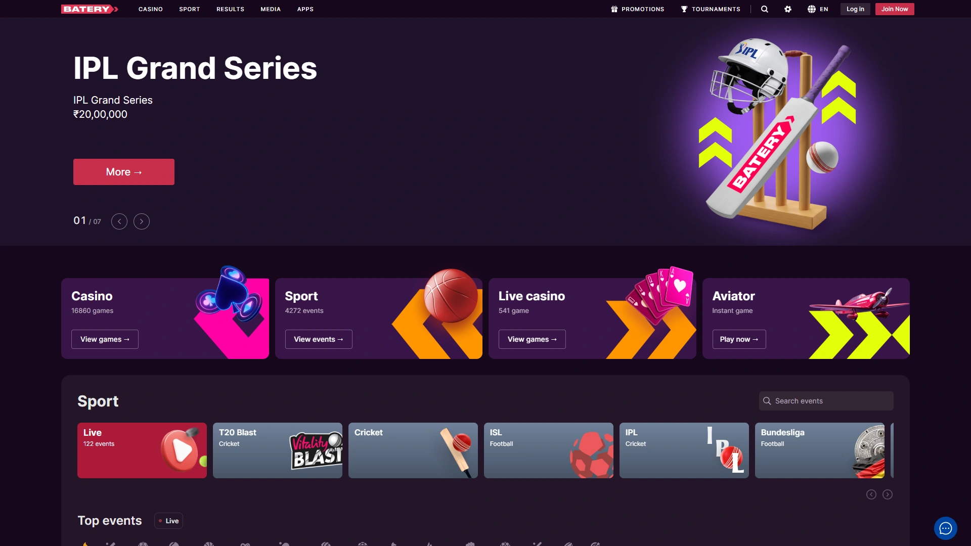 Visit the Batery India homepage to discover top gaming options.
