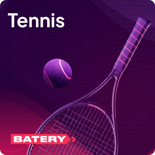 Place your wagers on international tennis tournaments at Batery India.