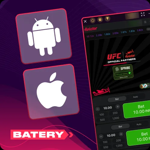 Enjoy multi platform access to Batery Aviator today, and play smoothly on Android or iOS devices.