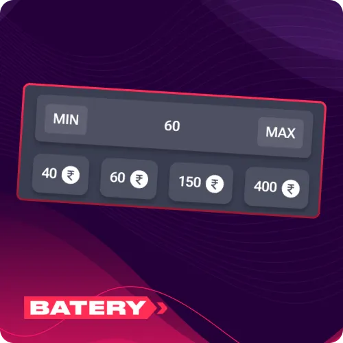 Set your stake amount in Batery Chicken Road today, using the active plus and minus interface buttons.