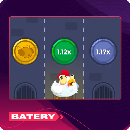 Watch the chicken advance step by step in Batery Chicken Road, and track your multiplier updates in real time.