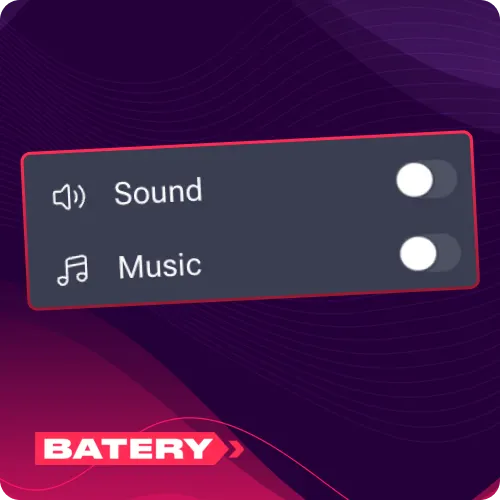 Open the settings menu inside your Batery Chicken Road profile, to mute or customize active audio effects instantly.
