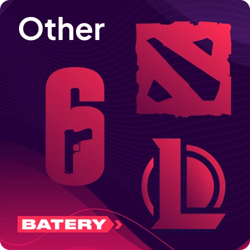 Bet on Dota 2 and League of Legends at Batery casino, with full market coverage.