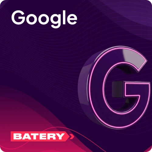 Create an account in seconds at Batery casino, and use your existing Google profile to start.