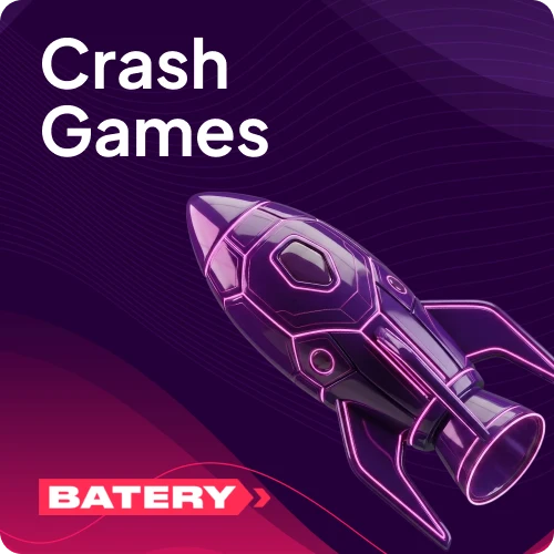 Play exciting crash games at Batery casino, and cash out before the multiplier drops.