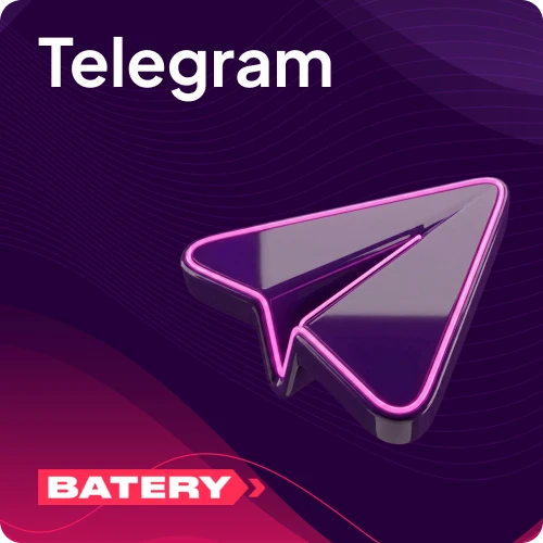 Register instantly via your Telegram account at Batery casino, and start playing now.